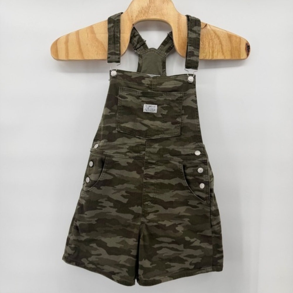 Levi's Green Camouflage Kids Overalls